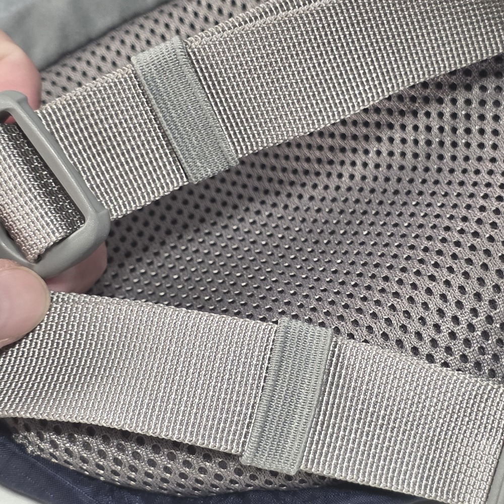 L.L.Bean Nylon Waist Pack Zip Adjustable Strap 2 Pockets - packable - Picture 6 of 14